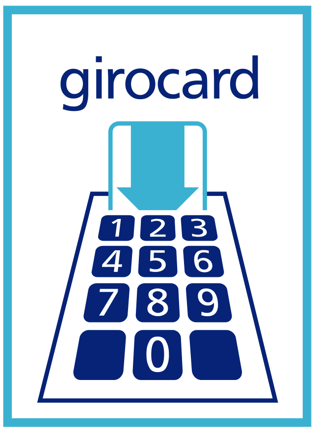 Girocard - EC-Karte mit Pin-Eingabe